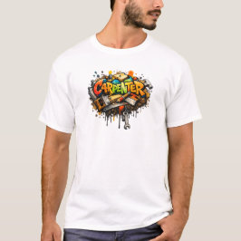 Camiseta de arte callejero con herramientas de gra