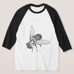 Camiseta de arte de abeja melífera de Jersey de ab