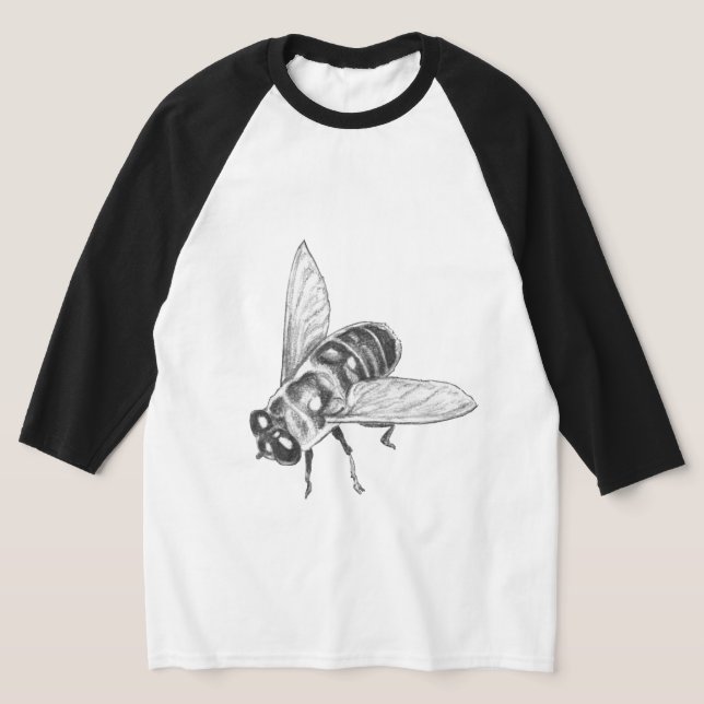 Camiseta de arte de abeja melífera de Jersey de ab (Distribución)