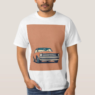 CAMISETA DE ARTE DE ARTE DE COCHE DE TRENDING MAN-