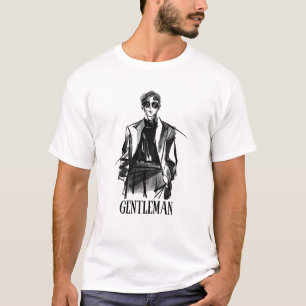 Camiseta de Arte de Boceto de Moda Caballero - Hom