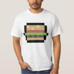 Camiseta De Arte De Burger Pixel De 8 Bits<br><div class="desc">Diseño de arte de 8 bits Burger Pixel por obinsun</div>
