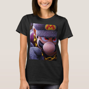 Camiseta de Arte de Cara de Guerrero   Gráfico Tri