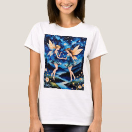 Camiseta de arte de fantasía con cielo de hadas má