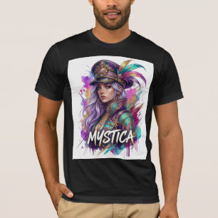 Camiseta de arte de fantasía Mystica Mujer Boho