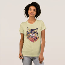Camiseta de arte de gato