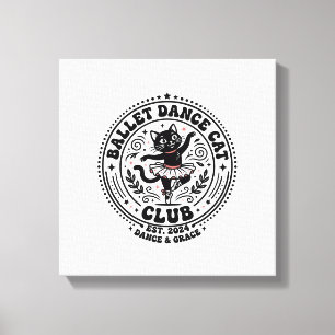 Camiseta de arte de gato amante de baile de ballet