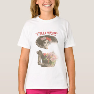 Camiseta de arte de Halloween para niños Viva la M