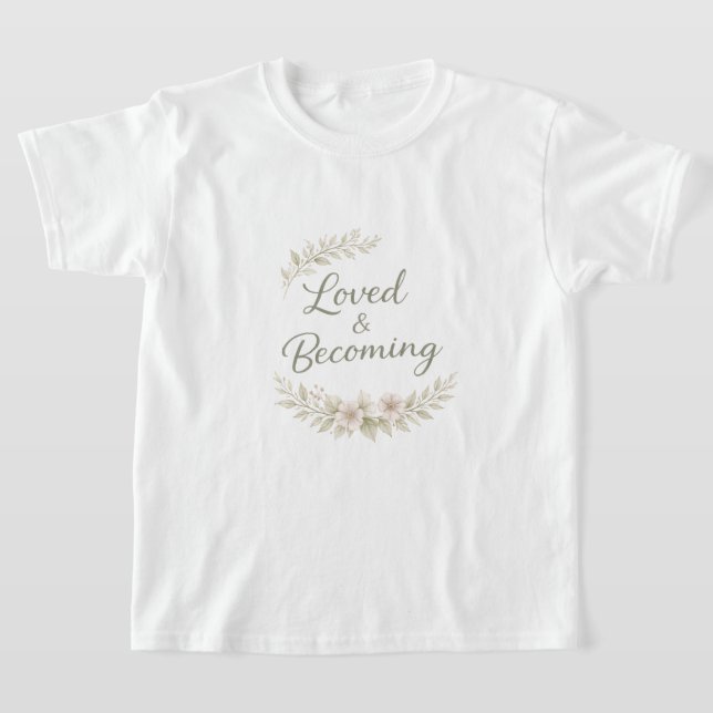 Camiseta de arte de IA con citas de amor con acent (Distribución)