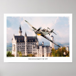Camiseta de arte de la aviación "Messerschmitt Bf 