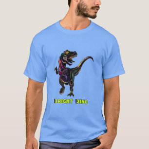 Camiseta de arte de los dinosaurios del Velocirapt