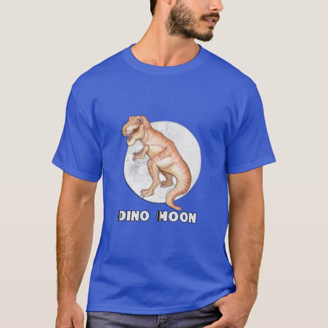 Camiseta de arte de los dinosaurios tiranosaurios  (Anverso)