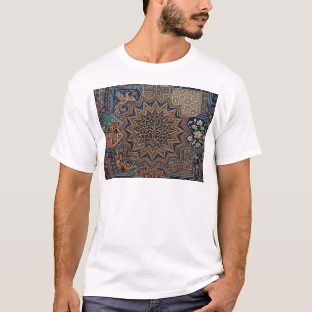 Camiseta de arte de mandala persa real (Anverso)