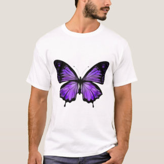 Camiseta de arte de mariposa