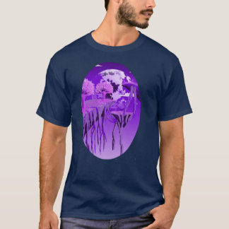 Camiseta de Arte de Naturaleza Estética – Cielo Mo