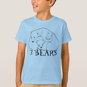 Camiseta de Arte de Oso Polar Camisetas de Oso Beb