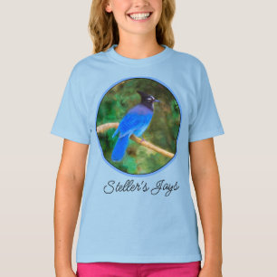 Camiseta de Arte de Pájaro Original - Pintura de A