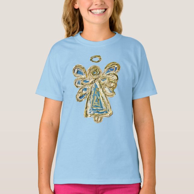 Camiseta de arte de Personalizado del Ángel de la  (Anverso)