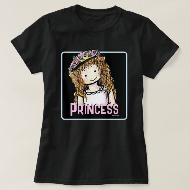 Camiseta de arte de princesa (Diseño del anverso)