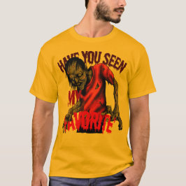Camiseta de Arte de Terror de Zombie Espeluznante