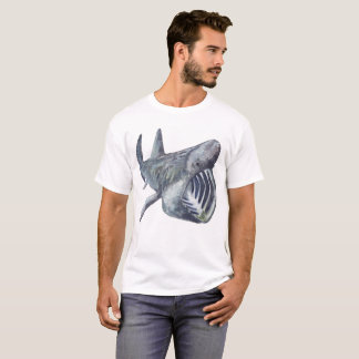 Camiseta de arte de tiburón peregrino