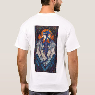 Camiseta de arte de vidrio con manchas Dragon