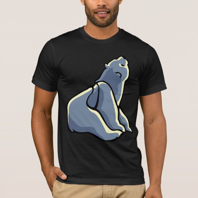 Camiseta de arte del oso polar Unisex Oso Polar (Anverso)