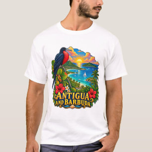 Camiseta de arte del patrimonio de la isla de Anti