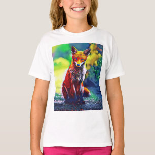 Camiseta de arte digital con pinturas de retrato r