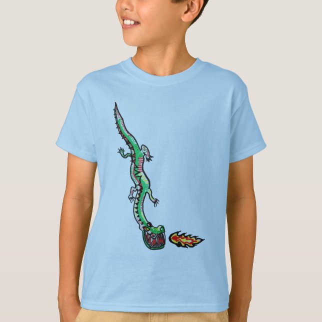 Camiseta de arte Dragon Doodle (Anverso)