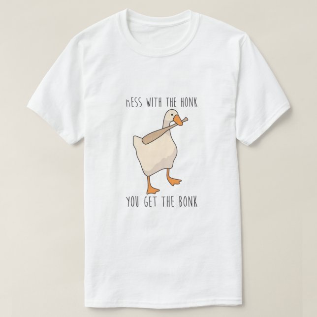 Camiseta de arte Duck Meme (Diseño del anverso)
