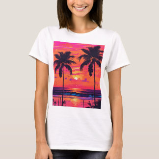 Camiseta de arte femenino