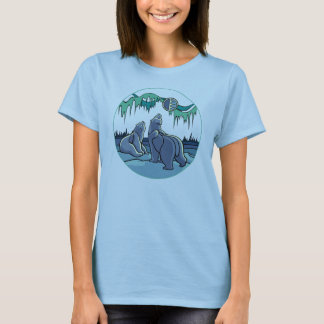 Camiseta de arte femenino Camisetas de las Damas d