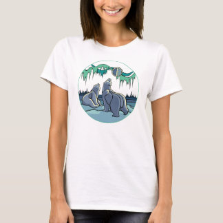 Camiseta de arte femenino Camisetas de las Damas d