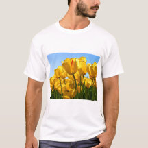 Camiseta de Arte Floral Colorido