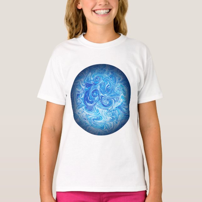 Camiseta de arte fluido Calm Tide (Anverso)