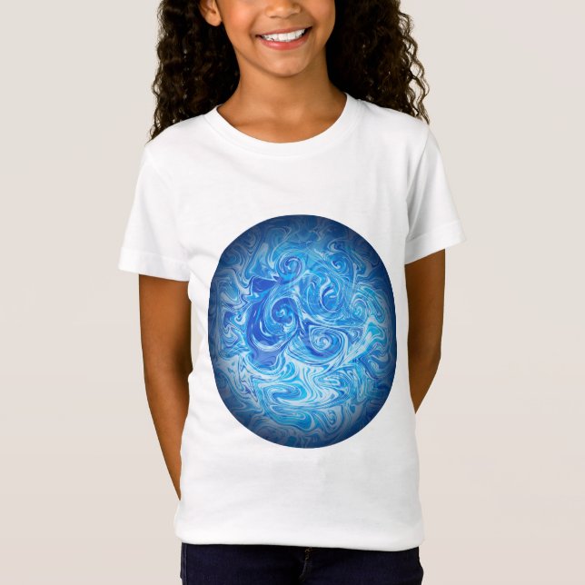 Camiseta de arte fluido Calm Tide (Anverso)