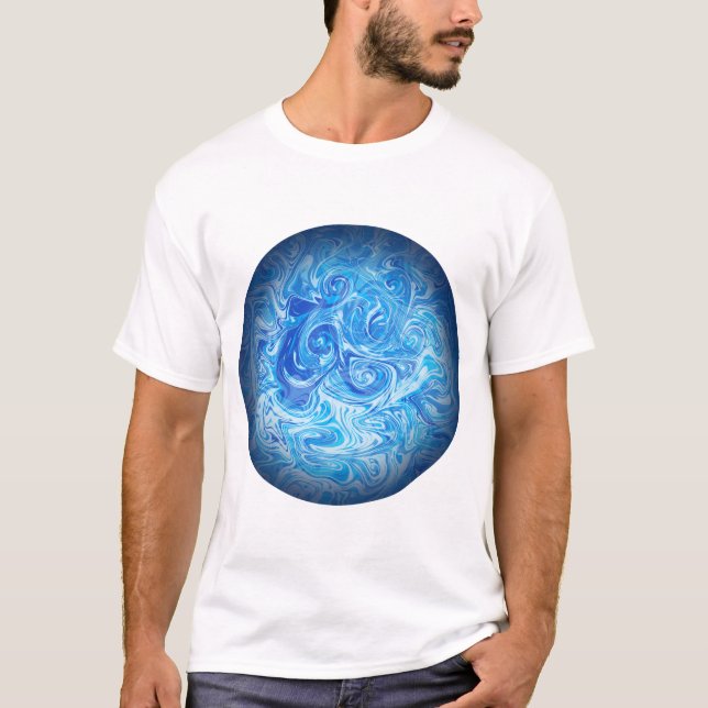 Camiseta de arte fluido Calm Tide (Anverso)