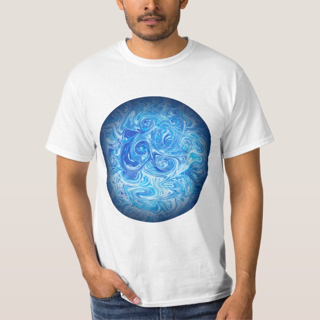 Camiseta de arte fluido Calm Tide (Anverso)