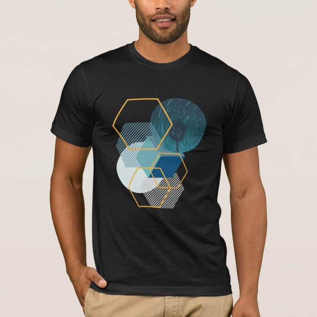Camiseta de arte geométrico (Anverso)