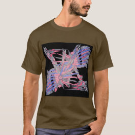 Camiseta de arte geométrico abstracto moderno para