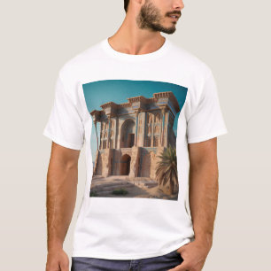Camiseta de arte histórico realista de la antigua