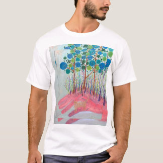 Camiseta de Arte Japonés - Pintura al Óleo de Bosq