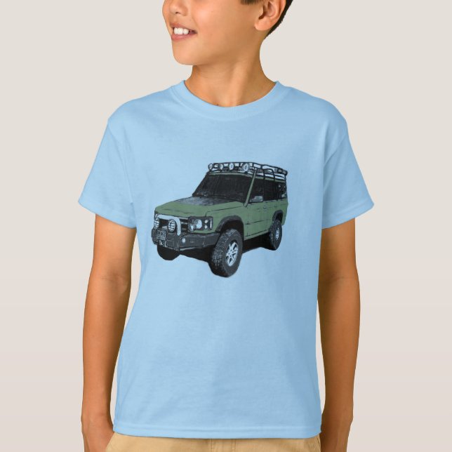 Camiseta de arte Land Rover (Anverso)