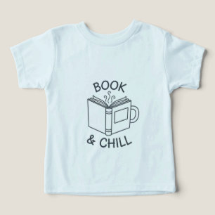 Camiseta de arte minimalista de Book and Chill