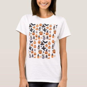 Camiseta de arte mosaico - Patrón de cuadrícula co
