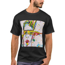 Camiseta de arte nativa estadounidense "Dos plumas