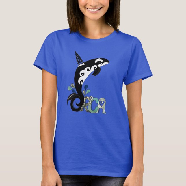 Camiseta de arte Orca Freedom (Anverso)