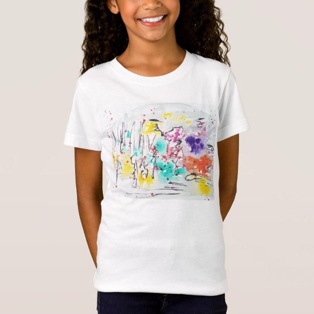 Camiseta de arte para chicas (Anverso)