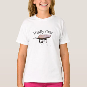 Camiseta de arte para niños con patrón de insectos